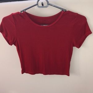 Brandy Melville Ribbed Crop Top